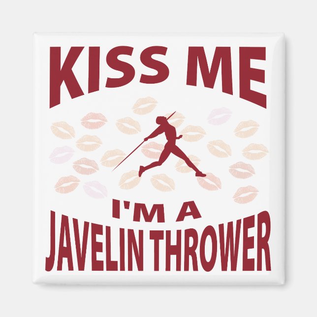 Jag är Javelin Thrower. Magnet (Framsidan)
