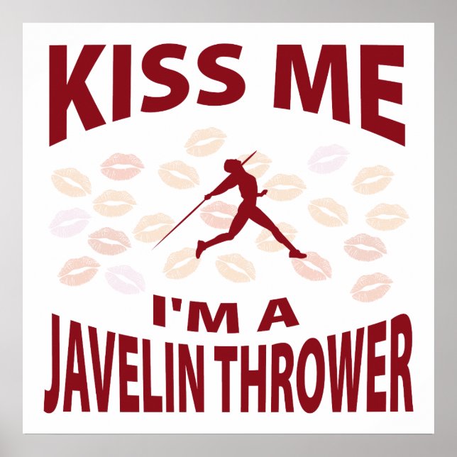 Jag är Javelin Thrower. Poster (Framsidan)