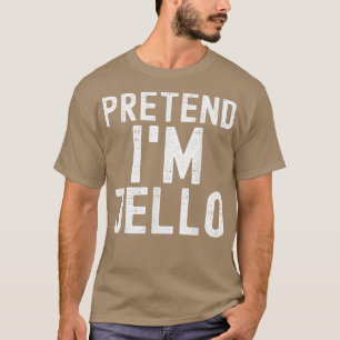 Jag är Jello Funny Lazy Halloween Costume Par. T Shirt