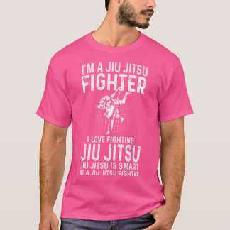 Jag är Jiu Jitsu Fighter. I Kärlek Fighting Jiu Ji T Shirt