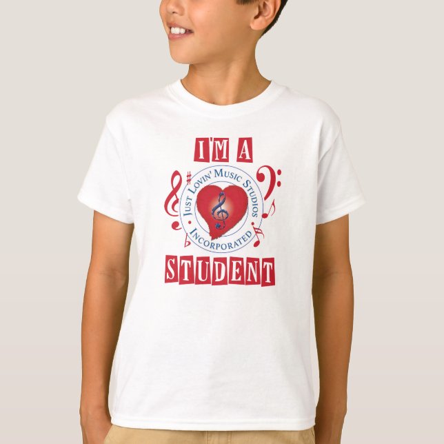 Jag är JLMS Student Hanes ComfortSoft®-Långärmad Tee Shirt (Framsida)