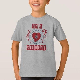 Jag är JLMS Student Retro Stripe Sleeve V-Nacke T-shirt