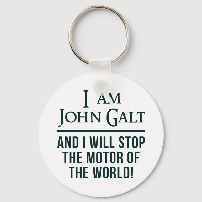 Jag är John Galt Nyckelring (Framsida)