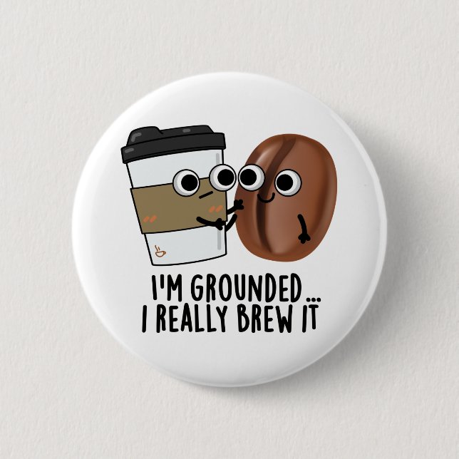 Jag är jordad i Verkligen. Knapp (Framsida)