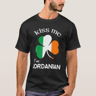 Jag är Jordaniens Shamrock Jordan St. Patrick. T Shirt