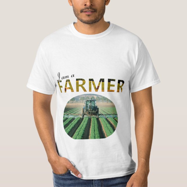Jag är jordbrukare t shirt (Framsida)