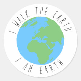 Jag är Jorden Runt Klistermärke