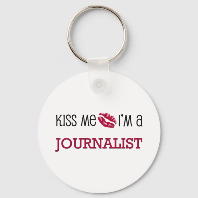 Jag är JOURNALIST Nyckelring (Framsida)