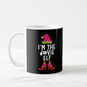 Jag är Jovie Elf T-Shirt Matching Julkostu Kaffemugg