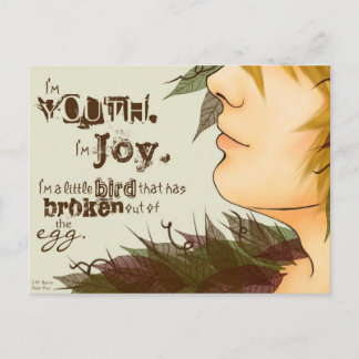 Jag är Joy Postcard Vykort