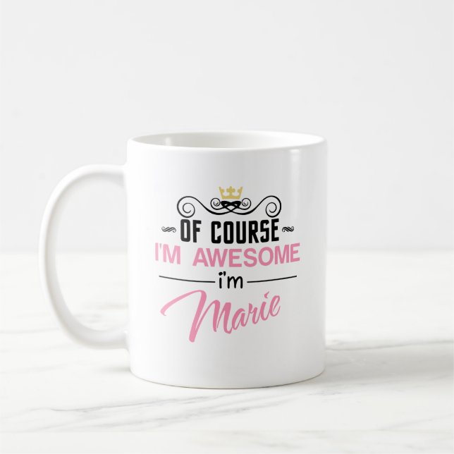 Jag är ju Fantastisk Namn Kaffemugg (Vänster)