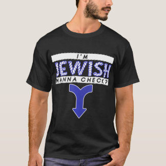 Jag är judisk Wanna Check Funny Circumcision T Shirt