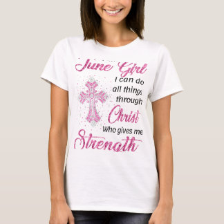 Jag är June Girl. Jag kan göra allt sak genom Kris T Shirt
