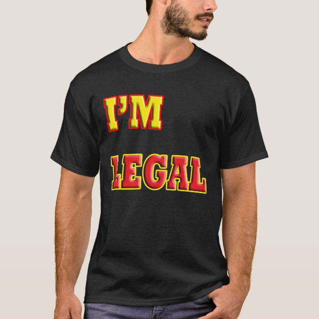 JAG ÄR JURIDISK T SHIRT (Framsida)