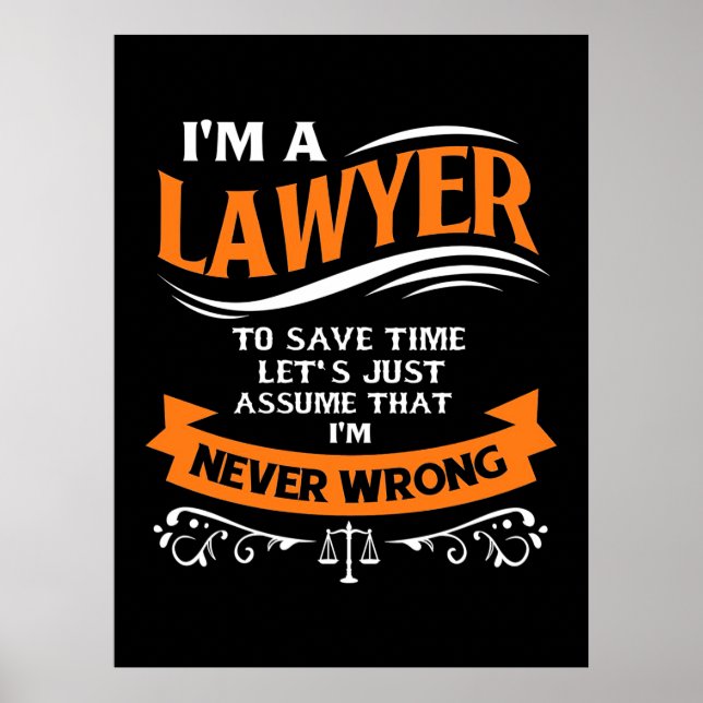 Jag är jurist, jag har aldrig fel poster (Framsidan)