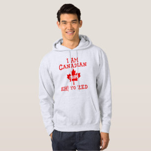  jag är kanadensisk från Eh till Zed - Hoodie