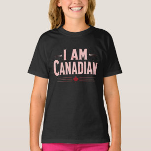 Jag är kanadensisk - Nationellt Pride, Patriotic P T Shirt