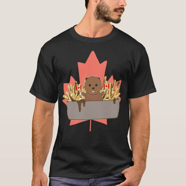 Jag är kanadensisk t shirt (Framsida)