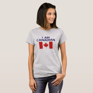 Jag är kanadensisk t shirt