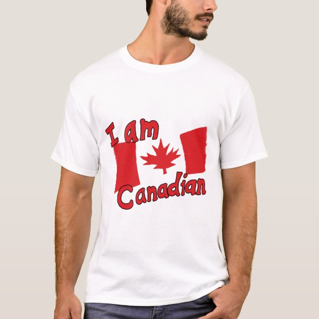 Jag är kanadensisk T-Shirt (Framsida)