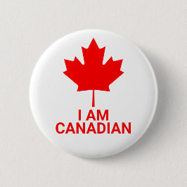 Jag är kanadensiska,kanadensiska,kanadensiska,prid knapp