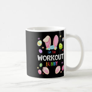 Jag Är Kanin-Workout Påskfest Matchande Familj Kaffemugg