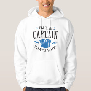 Jag är kapten hoodie