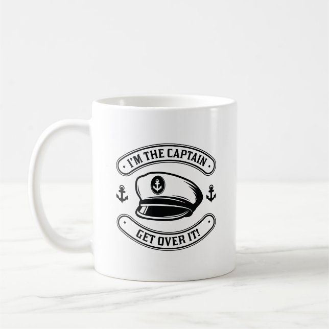 Jag är kapten kaffemugg (Vänster)
