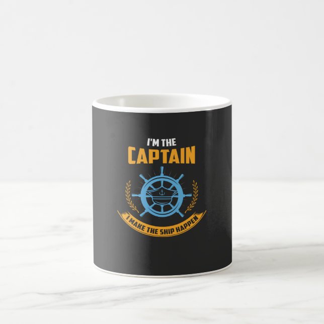Jag är kapten kaffemugg (Center)