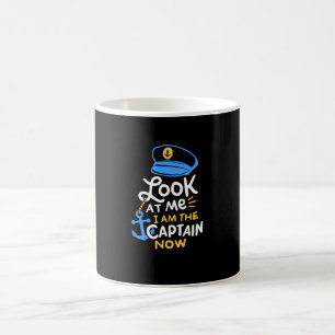 Jag är kapten som nu sjösätter kapten Gift Kaffemugg