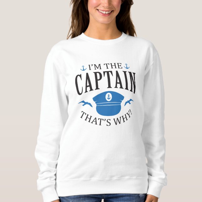 Jag är kapten t shirt (Framsida)