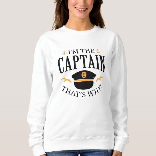 Jag är kapten t shirt (Framsida)