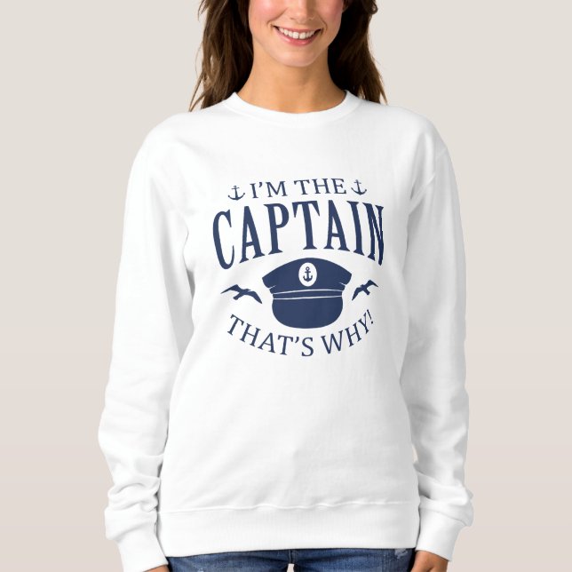 Jag är kapten t shirt (Framsida)