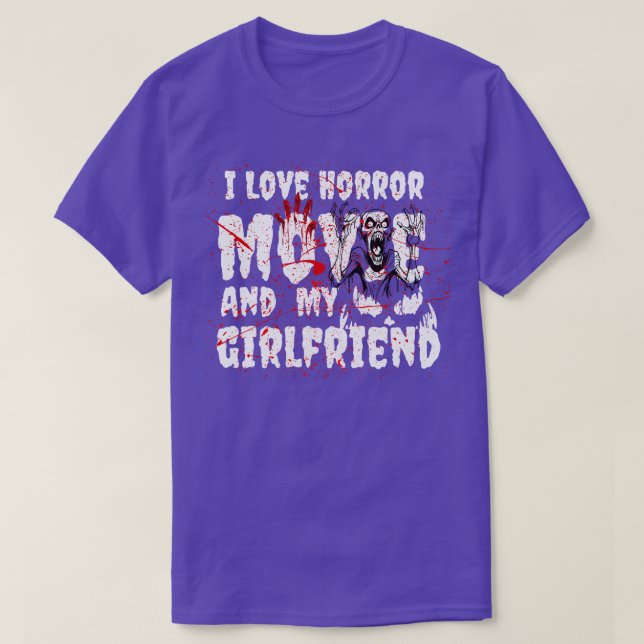 Jag är Kärlek och min flickvän T Shirt (Design framsida)
