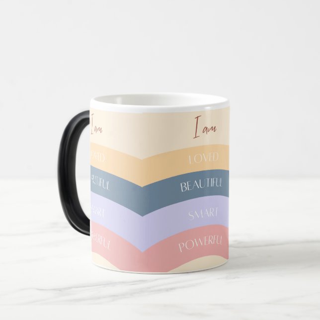 Jag är kärlek vacker smart mugg (Framsida vänster)