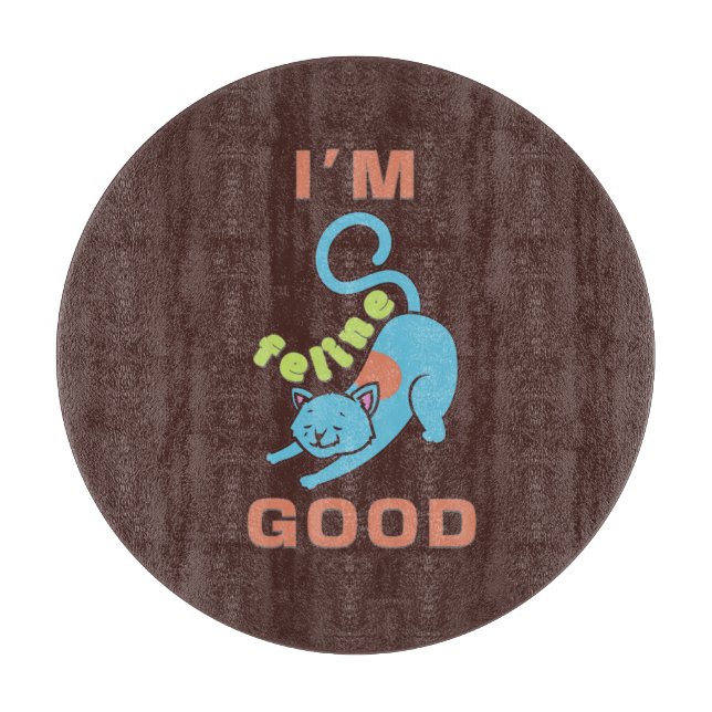 Jag är kattdjur bra brun katt (Framsidan)