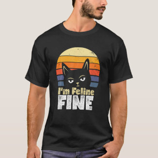 Jag är Kattdjur Bra Funny Cat T Shirt