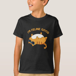 Jag är Kattdjur Bra Funny Tjock Cat Pun T Shirt