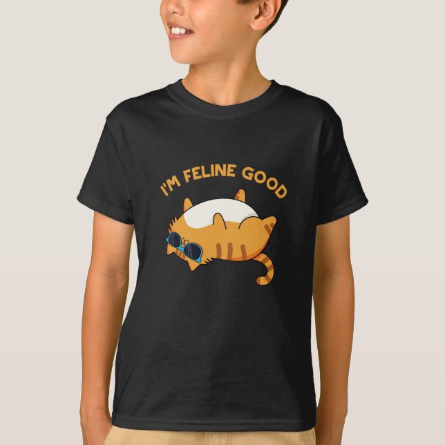 Jag är Kattdjur Bra Funny Tjock Cat Pun T Shirt (Framsida)