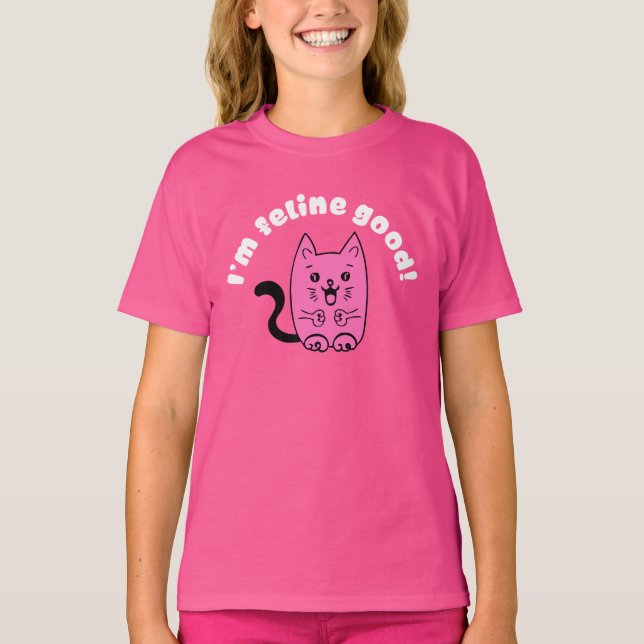 Jag är kattdjurets bra t shirt (Framsida)