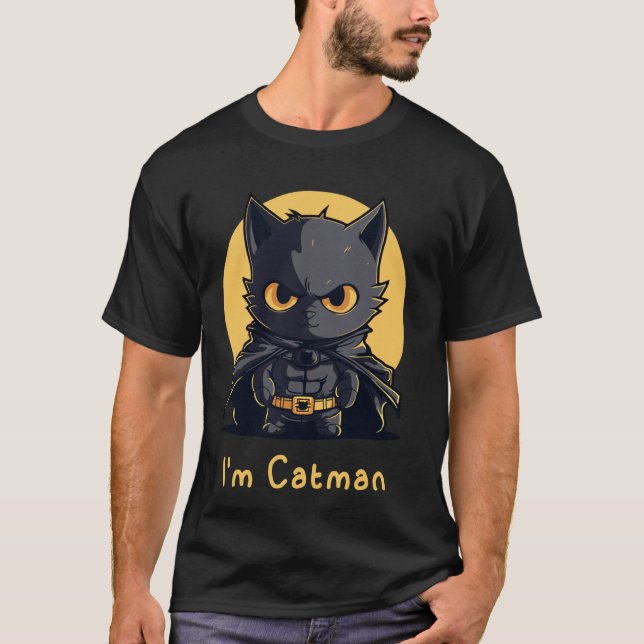 Jag är Kattmannen T Shirt (Framsida)