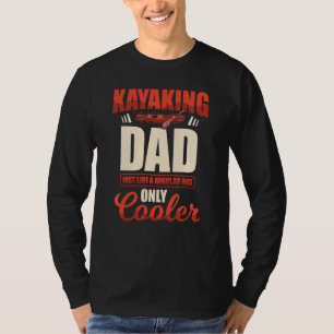 Jag är Kayak Pappa Kayaker Kayaking Boating Paddle T Shirt