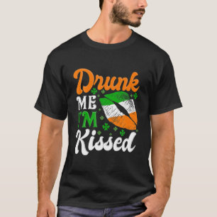 Jag är Kissed Ireland Flagga St. PATTRICK's Da T Shirt