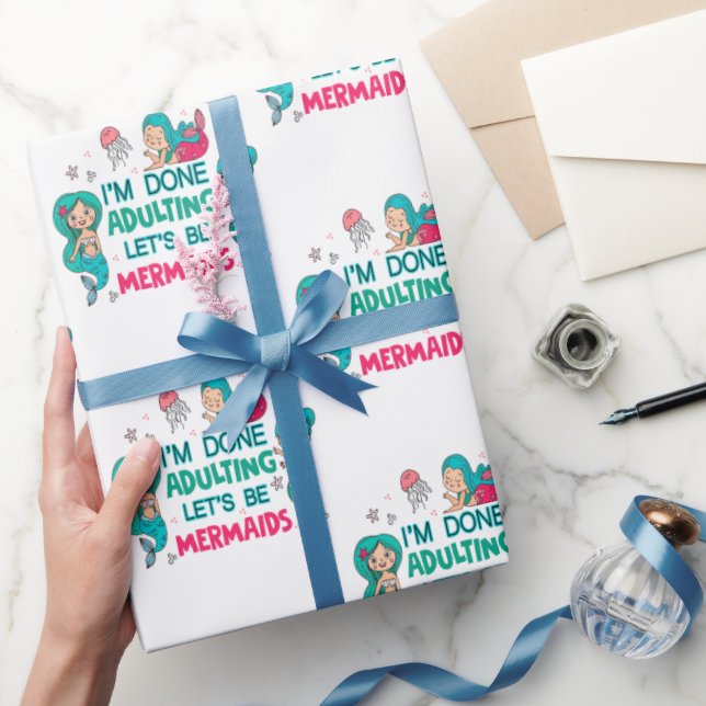 Jag är klar med att anpassa Låt oss Sjöjungfruar Presentpapper (Gifting)