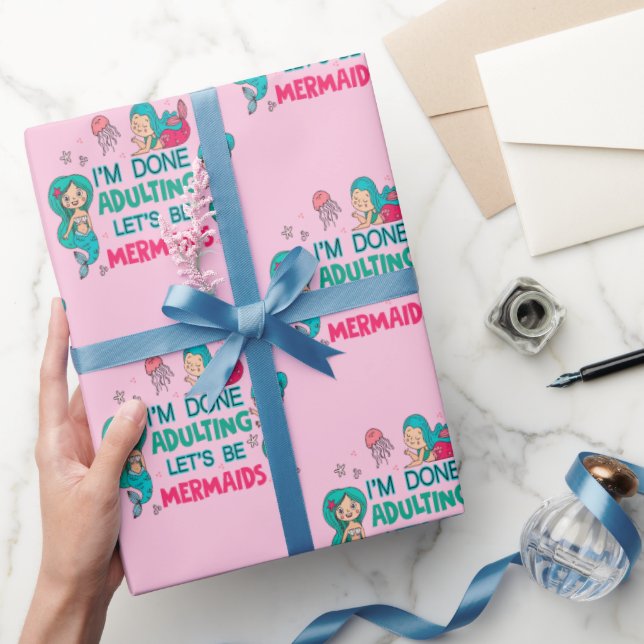 Jag är klar med att anpassa Låt oss Sjöjungfruar Presentpapper (Gifting)