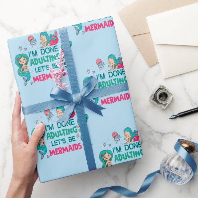 Jag är klar med att anpassa Låt oss Sjöjungfruar Presentpapper (Gifting)