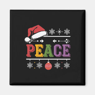 Jag är Kom i fred - jag är Peace Julafton Matching Magnet