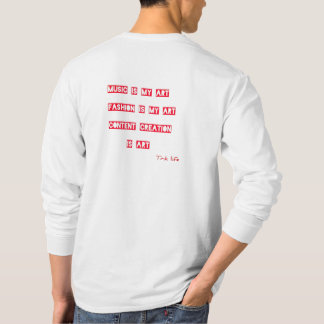 JAG ÄR KONST Skrivna Ord Logo - T.R.K FASHION TSHI T Shirt