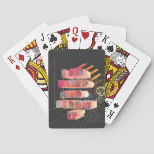 Jag är Konstig och jag vet att det retro 3D Snyggt Casinokort