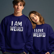 Jag är Konstig Valentines day par Matching Funy